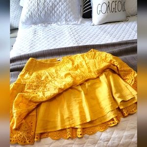 Aerie ruffle skirt